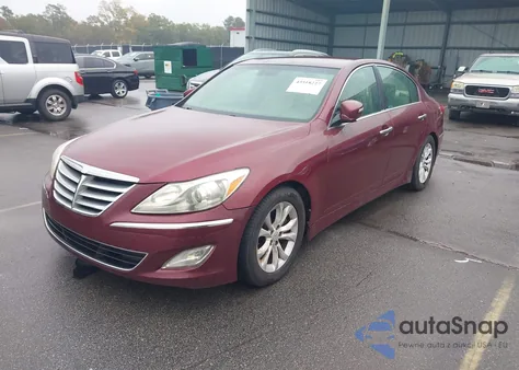 2013 Hyundai Genesis 3.8 из США, поврежденный, VIN KMHGC4DD1DU212233